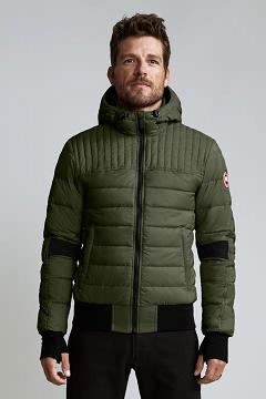 Chamarras Canada Goose Hombre Mexico - Cabri Chaqueta De Plumas Verdes WV6734829